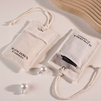 Sachets en coton et lin réutilisables avec cordon de serrage, sacs à parfum vides portables, pendentifs suspendus, rangement pour placard et chambre à coucher
