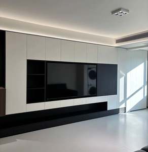 Whole <b>Wall</b> <b>TV</b> <b>Stand</b> Customized Entire <b>Wall</b> <b>TV</b> <b>Stand</b> Living Room Furniture Sets Whole House Customization - Product Image 3