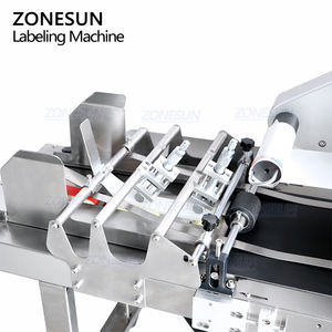 ZONESUN ZS-TB502P Automatic Tabletop Paper Pouches Plastic Bags Hanging Tag Top Side <b>Label</b> Applicator With Paging Machine - Product Image 3