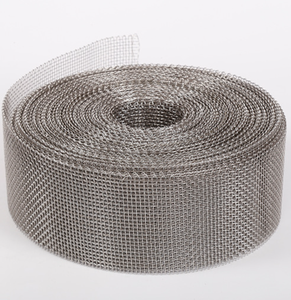 ตาข่ายสแตนเลส AISI304 316 ขนาด 12 14 15 16 18 เมช 0.50 0.45 0.4 มม. ลวดสแตนเลสทอเป็นตาข่าย - Product Image 4