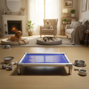 Groothandel Luxe Hondendekbedden Verwijderbaar Veilig Verhoogd Design Ecologisch Koelend Aluminium Frame Voordelige Huisdierproducten - Product Image 3