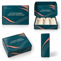 Boîte d'expédition personnalisée en carton ondulé E-Flute brillant, imprimée, pour les commandes d'abonnement e-commerce
