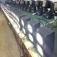2 Lampu LED Cob Blinder Strobe DJ Spotlight DMX Aktif Suara 2x100W 2 in 1 Putih Dingin & Putih Hangat Lampu Blinder Penonton