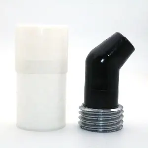 40 or 50 Degree 2" Threads Cleaning Equipment Spray Nozzle Banana Curved Nozzle For Sandblasting