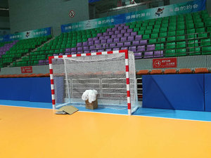 Professionnel en aluminium amovible handball <span class=keywords><strong>but</strong></span> porte stand filets - Product Image 4