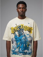 T-shirt vintage délavé à l'acide pour homme, streetwear Y2K, vêtements en coton oversize, mode, logo personnalisé, fabricant en gros, nouveau modèle