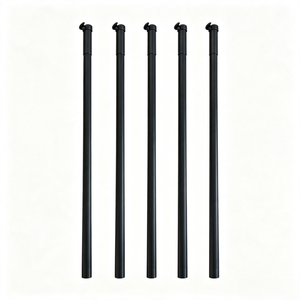 Barra Telescópica <span class=keywords><strong>de</strong></span> Fibra <span class=keywords><strong>de</strong></span> Carbono <span class=keywords><strong>de</strong></span> Extensión Infinita <span class=keywords><strong>de</strong></span> 50 mm con Cuello <span class=keywords><strong>de</strong></span> Cisne y Abrazaderas - Product Image 1