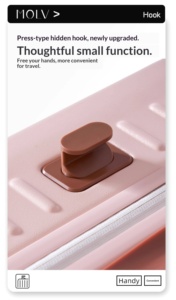 <span class=keywords><strong>Valise</strong></span> <span class=keywords><strong>rigide</strong></span> extensible en néoprène Stranger Travel avec poignée télescopique, serrure, <span class=keywords><strong>roulettes</strong></span> universelles, 20-24L - Product Image 5