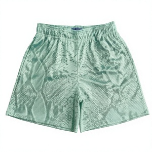 Shorts de sport 2-en-1 en polyester pour hommes, imprimés camouflage, avec logo personnalisé, pour l'été, vente en gros - Product Image 1