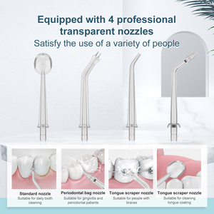 Irrigador Bucal Portátil Inalámbrico TAHATH, Limpiador Dental Recargable para Viajes, Limpiador de Dientes Eléctrico Impermeable IPX6 - Product Image 5