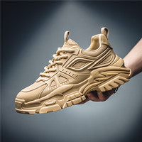Chaussures de sport décontractées polyvalentes pour hommes, style papa, respirantes, à semelle épaisse, collection 2026