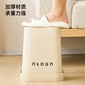 Uforu Rectangular Trash Can 0.65kg Indoor Waste <b>Bin</b> For Living Room Bathroom - Product Image 3