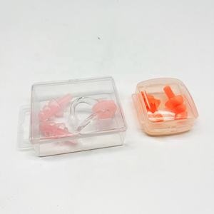 Bouchons <span class=keywords><strong>d</strong></span>'<span class=keywords><strong>oreille</strong></span> et pince-nez en silicone réutilisables <span class=keywords><strong>pour</strong></span> la natation Vente en gros - Product Image 6