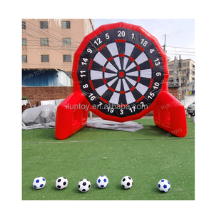 Juego de Dardos Inflable de Fútbol Sellado al Vacío, Tablero de Dardos de Fútbol Inflable con Bola Adhesiva para Carnaval - Product Image 3