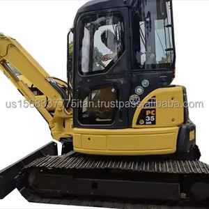 Mini-excavatrice Komatsu PC35 d'occasion, poids opérationnel de 3,5 tonnes, prix compétitif avec moteur et pompe – Vente chaude - Product Image 1