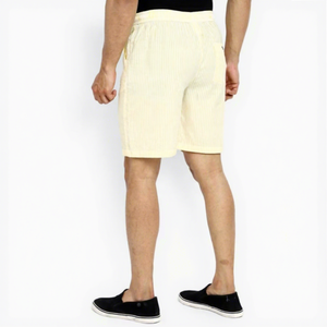Pantalones Cortos Bermuda para Hombre, 100% Algodón, Cintura con Cordón, Casuales de Verano, con Bolsillos, Tejido Transpirable de Secado Rápido y Ecológico - Product Image 2