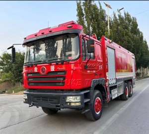 Best Quality Shacman 16M3 Fire Truck Diesel Power <b>Emergency</b> Response Fire Fighting <b>Vehicle</b> Ready For Delivery - Product Image 2