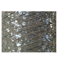 Hot Selling 3mm+6mm Hand Knitting Yarn with Cotton Thread Sequins Dyed Pattern Made in China
