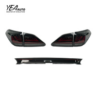 Mise à niveau Full LED à travers le feu arrière pour lexus RX 2009-2015 RX270 330 350 450H feu arrière de voiture avec feu moyen 2009-2015