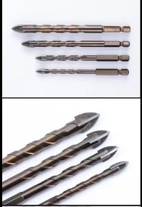 Broca multifuncional de triângulo, broca torção para vidro, porcelana, telhas, concreto, tijolo, parede - Product Image 2