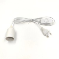 Support de lampe à vis E27 avec cordon d'alimentation 1,8 m avec interrupteur 303, prise EU/US, accessoires d'éclairage