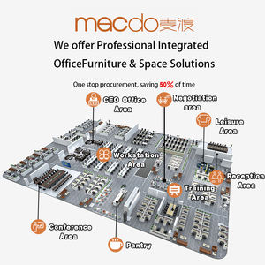 Cabine de <span class=keywords><strong>réunion</strong></span> multi-personnes insonorisée grise pour bureau, logement portable et mobile avec éclairage LED réglable en aluminium - Product Image 6