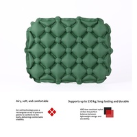 Coussin de siège gonflable d'extérieur, tapis de camping résistant à l'humidité, tapis de voyage léger, coussin de chaise de bureau, 100% polyester, couleur unie