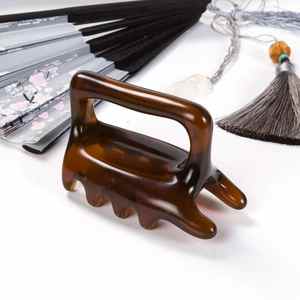 Masseur cervical à double poussée en forme de tortue, épaissi, pour points d'acupuncture, dos, colonne <span class=keywords><strong>vert</strong></span>ébrale, en alliage de chrome, appareil manuel - Product Image 4