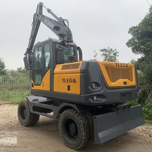 TLERA TL130 escavatore ruota con gambe stabilizzatore regolabile e escavatore sistema cingoli - Product Image 5