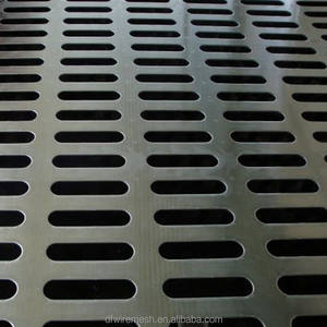 Gouttière de protection pour la construction ferroviaire, tôle perforée décorative en métal pour projet d'infrastructure - Product Image 2