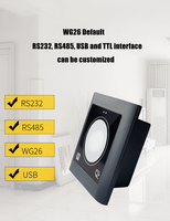Pemindai Kode Batang Kontrol Akses Cerdas Mini Pembaca Kode QR Pemindai Kartu RFID EM/IC dengan Output USB Wiegand RS485 RS232