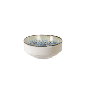 Bol empilable Bluet Ø 8 cm H 3,8 cm en porcelaine fine de qualité supérieure avec impression numérique Rinart - Product Image 1