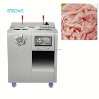 Hachoir à viande électrique commercial multifonctionnel en acier inoxydable, pour trancher et hacher la viande, machine à saucisses