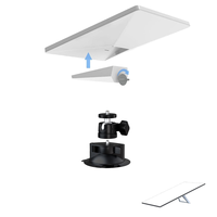 Support à ventouse miniature pour antenne Starlink Mini |   Tête sphérique 360° en plastique portable