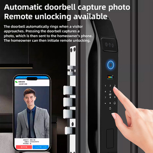 Serratura Intelligente WiFi per Porta KERUI Compatibile con Tuya, Riconoscimento Impronte Digitali/Password/Chiave/Carta/Facciale 3D, Serratura di Sicurezza per Casa - Product Image 2
