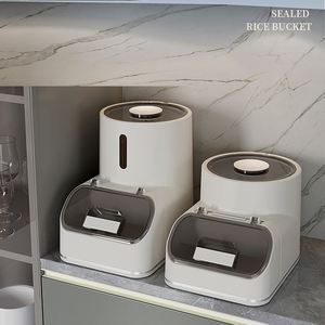 Moisture-Proof Plastic Seal Locking Lid <b>Food</b> Container Dry <b>Foods</b> Grains Bucket for Freshness Storage Boxes <b>Bins</b> - Product Image 1