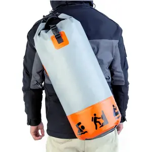 10L étanche sac sec Roll Top léger bandoulière sac de rangement à sec sac à dos pour voyage Camping natation