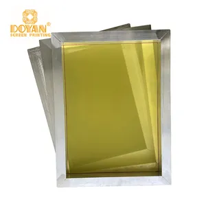 screen frame for printing Stretched mesh count 25-420mesh custom pre burned silkscreen