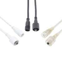 Bande lumineuse à Led Câbles injectés 5.5*2.1/2.5mm 2Pin Mâle Femelle DC Connecteur Basse Tension 5V 9V 12V 24V 48V Connecteur