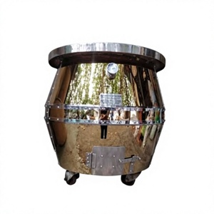 Four à cuire au gaz GPL CopperDynasty Copper Tandoor avec nettoyage facile - Product Image 1