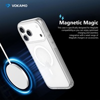 Coque de téléphone transparente haut de gamme antichoc en PC rigide pour iPhone 17 Pro Max, également compatible avec iPhone 17 Air et 17 – Vente Flash