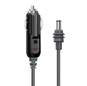 Câble d'alimentation pour allume-cigare de voiture, prise mâle vers DC 5.5x2.1mm IEC IP44, adaptateur 8A avec fusible et interrupteur pour <span class=keywords><strong>cam</strong></span>éra embarquée - Product Image 1