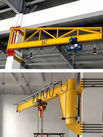 Meilleure Vente Produit Phare Grue à Flèche Murale Haute Efficacité 1, 2 et 3 Tonnes avec Palan Électrique pour Entrepôt