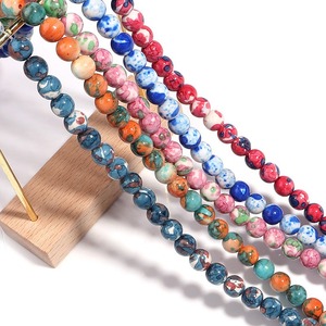 Peinture à l'huile romantique Style <span class=keywords><strong>pluie</strong></span> couleur pierre <span class=keywords><strong>perles</strong></span> en vrac <span class=keywords><strong>perles</strong></span> <span class=keywords><strong>de</strong></span> pierre arc-en-ciel pour Bracelet fabrication <span class=keywords><strong>de</strong></span> bijoux à bricoler soi-même - Product Image 3