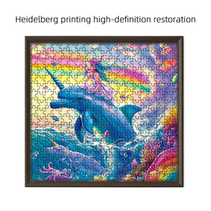 <span class=keywords><strong>Puzzle</strong></span> personalizzato colorato principessa delfino con riproduzione del colore ad alta fedeltà produttore di <span class=keywords><strong>Puzzle</strong></span> personalizzato - Product Image 3