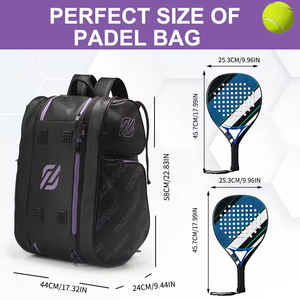 Mochila de Piel Personalizada para Pickleball, de Lujo, Impermeable, Modelo 2026, Gran Capacidad, para Hombre y Mujer - Product Image 2