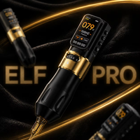 Machine à tatouer sans fil ELF Pro, alimentation par batterie 1600mAh, course réglable 2.2-4.2MM, pistolet à tatouer pour maquillage permanent