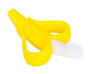 Cepillo de dientes suave de plátano, juguetes de mordida de Gel de sílice para bebé, cepillo de dientes Molar de silicona infantil con juguete de mordida de Gel - Product Image 5