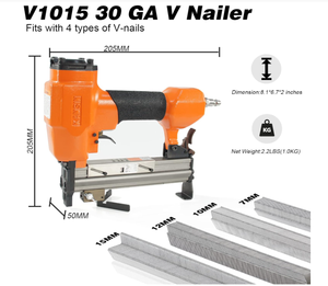 Kamsin V1015 30ga <span class=keywords><strong>V</strong></span> nailer khí nén <span class=keywords><strong>V</strong></span> Nail <span class=keywords><strong>Stapler</strong></span> - Product Image 2