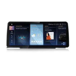KANOR 12,3 pulgadas Blue-Ray pantalla táctil Android 13 navegación GPS para BMW 5 Series G30 EVO soporte inalámbrico CarPlay